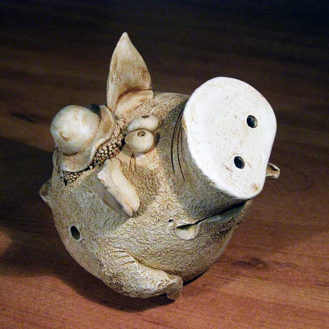 Окарина "Свинья". Керамика